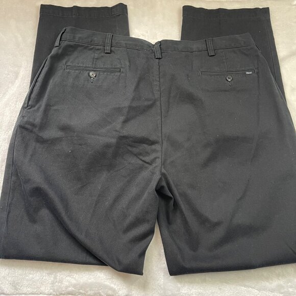 Polo Ralph Lauren Classic Fit Pleated Pants Men's Size 38 X 34 100% Cotton Black - Picture 11 of 13